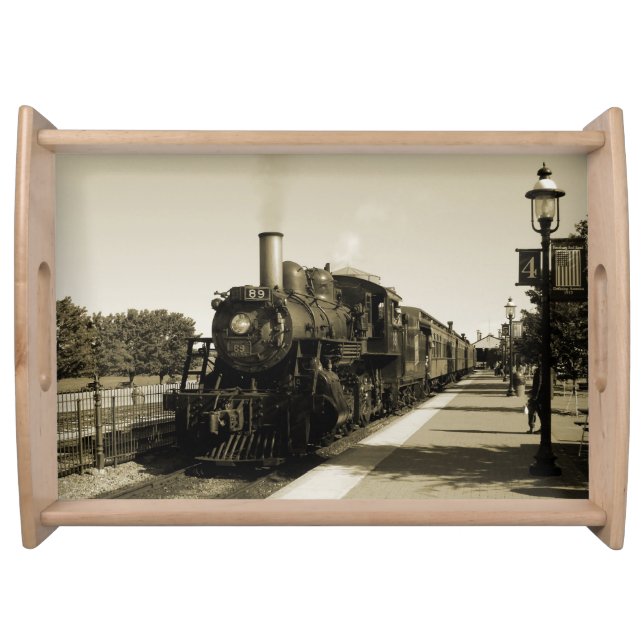Historic Railroad Serving Tray (Front)