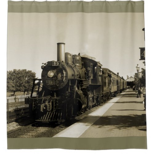 Historic Railroad Shower Curtain