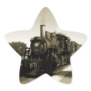 Historic Railroad Star Sticker