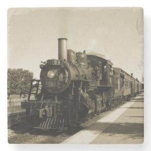 Historic Railroad Stone Coaster