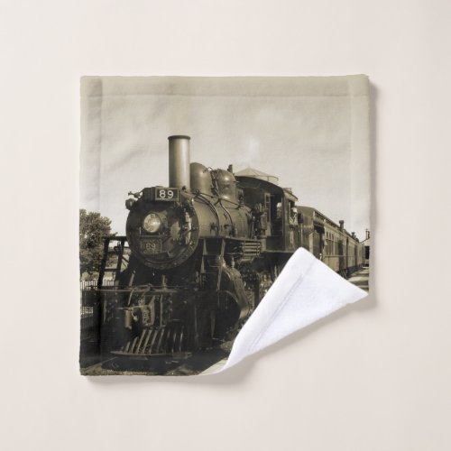 Historic Railroad Wash Cloth