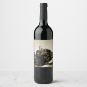Historic Railroad Wine Label