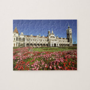 Historic Railway Station, Dunedin, New Zealand Jigsaw Puzzle