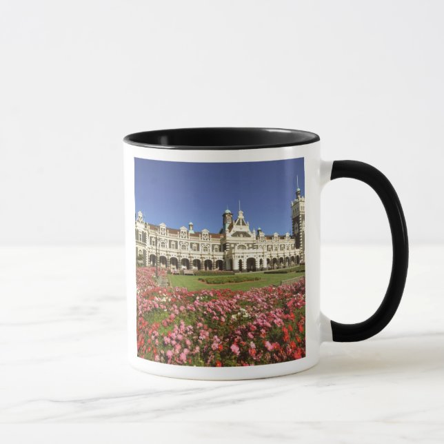 Historic Railway Station, Dunedin, New Zealand Mug (Right)