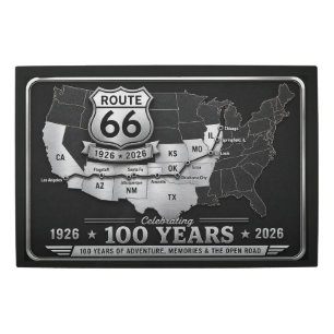 Historic Route 66 100th Anniversary Wall Sign