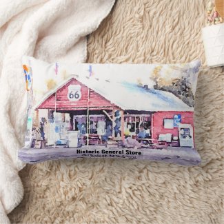 Historic Route 66 Arizona General Store Watercolor