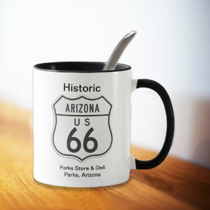 Historic Route 66 Arizona General Store Watercolor Mug