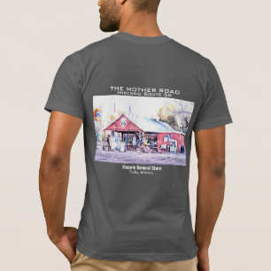 Historic Route 66 Arizona General Store Watercolor T-Shirt