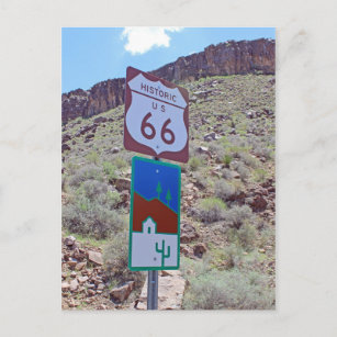 Historic Route 66 Arizona Postcard! Postcard