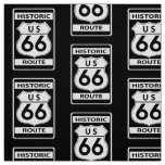 Historic Route 66 Black Fabric