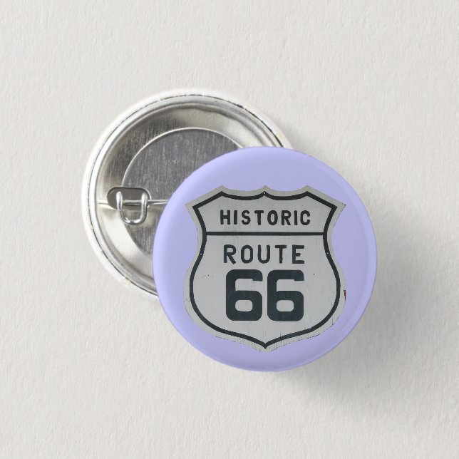 Historic Route 66 Button (Front & Back)