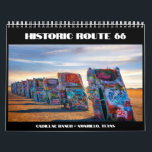 Historic Route 66 Calendar<br><div class="desc">Historic Route 66 spans eight states for 2, 448 miles right through the heartland of America and the desert Southwest. Also known as the Mother Road and the Great American Roadtrip, this calendar includes some of my favorite Route 66 images in the states of Arizona, Illinois, Missouri, Texas, and New...</div>