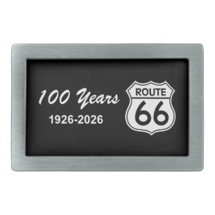 Historic Route 66 Centennial Belt Buckle