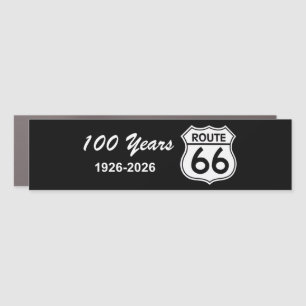 Historic Route 66 Centennial Car Magnet