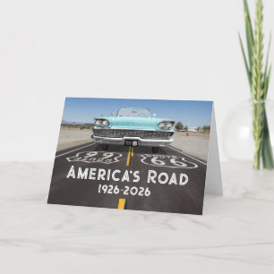 Historic Route 66 Centennial Card