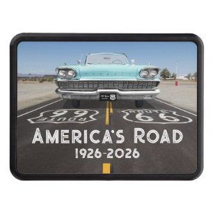 Historic Route 66 Centennial Hitch Cover