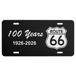 Historic Route 66 Centennial License Plate