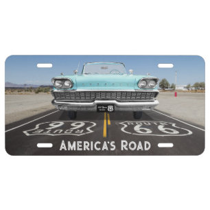 Historic Route 66 Centennial License Plate