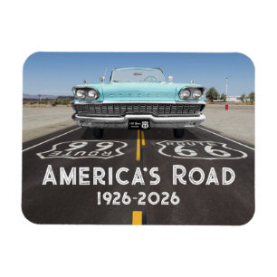 Historic Route 66 Centennial Magnet
