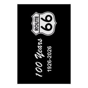 Historic Route 66 Centennial Poster