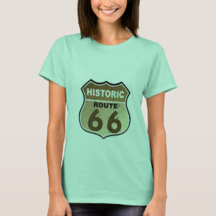 Historic Route 66 Highway Sign T-Shirt