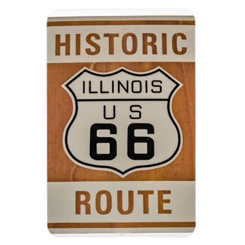 Historic Route 66 in Illinois Magnet