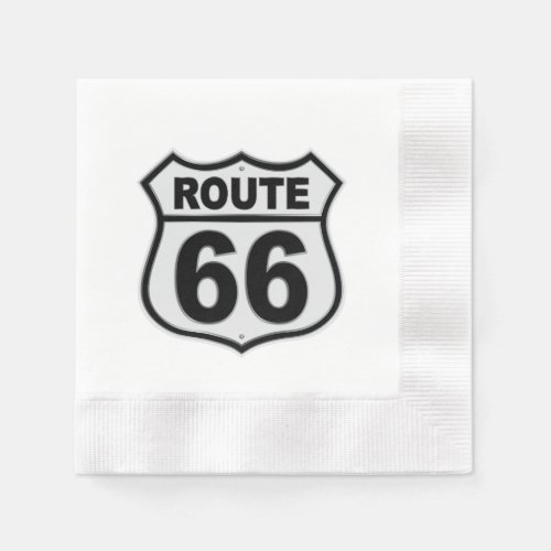 Historic Route 66 Napkins