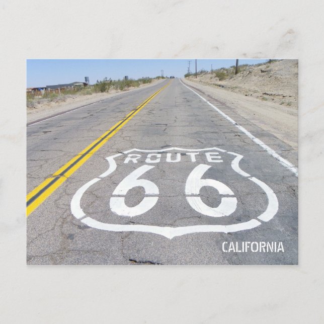 Historic Route 66 Postcard! Postcard (Front)