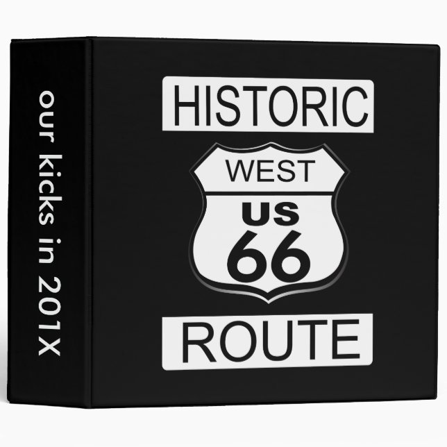 Historic Route 66, West binders (Front/Spine)