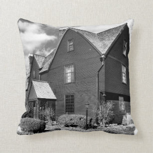 Historic Salem - House of Seven Gables Throw Pillow