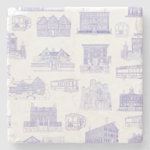 Historic Salem MA Stone Coaster