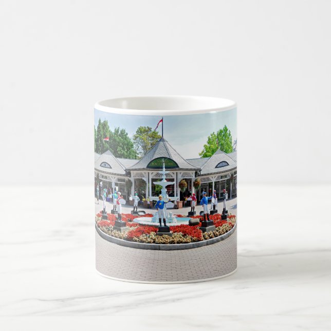 Historic Saratoga 150 on Opening Day Coffee Mug (Center)