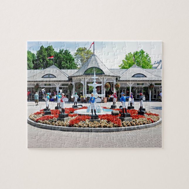 Historic Saratoga 150 on Opening Day Jigsaw Puzzle (Horizontal)