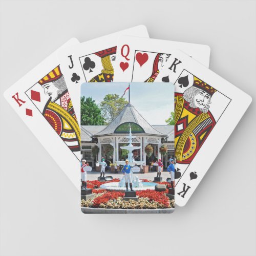 Historic Saratoga 150 on Opening Day Playing Cards