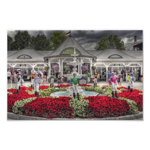 Historic Saratoga Race Course Entrance Photo Print