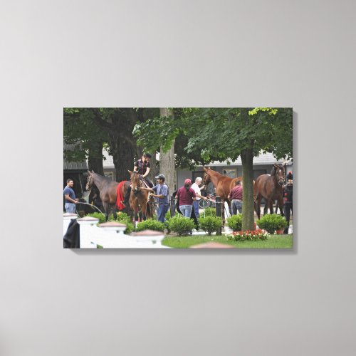 Historic Saratoga Race Course Phipps Stables Canvas Print