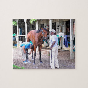 Historic Saratoga Racetrack Jigsaw Puzzle