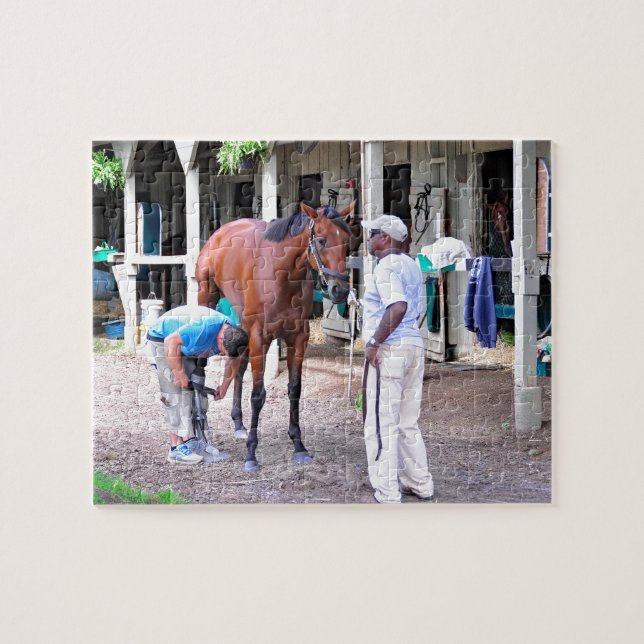 Historic Saratoga Racetrack Jigsaw Puzzle (Horizontal)