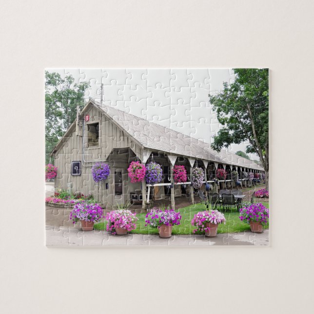 Historic Saratoga Stables Jigsaw Puzzle (Horizontal)