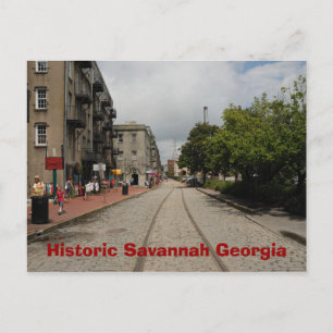 Historic Savannah Georgia Postcard