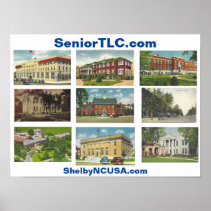 Historic Shelby NC Poster