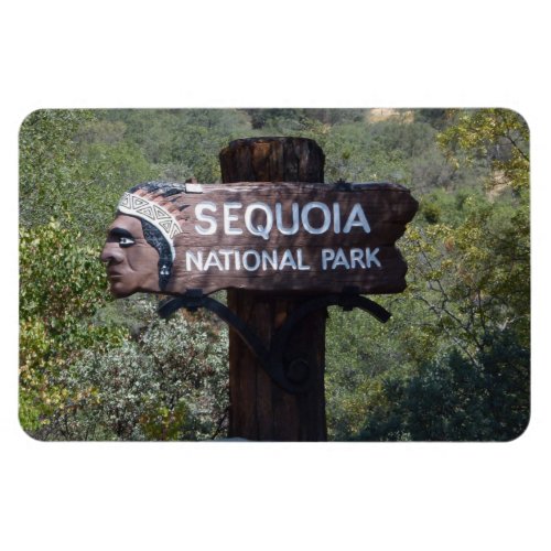 Historic Sign Sequoia National Park Magnet
