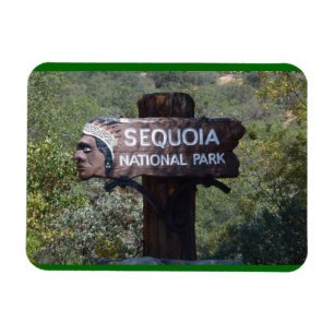 Historic Sign, Sequoia National Park Magnet