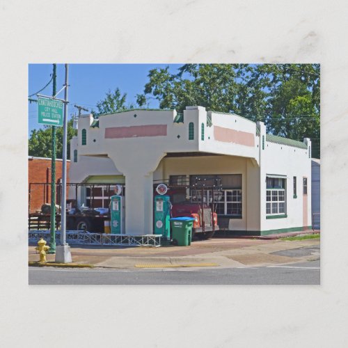 Historic Sinclair Gas Station Chattahoochee FL Postcard