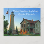 Historic Southport Lighthouse Postcard at Zazzle