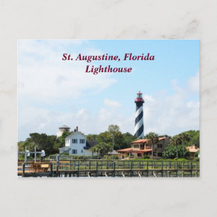Historic St.Augustine, Fl. lighthouse Postcard