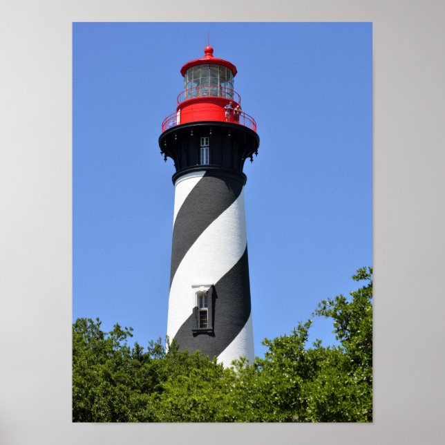 Historic St. Augustine, Florida Lighthouse Poster (Front)