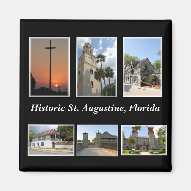Historic St. Augustine, Florida Magnet (Front)