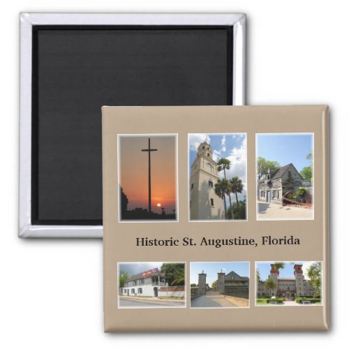 historic st augustine florida magnet