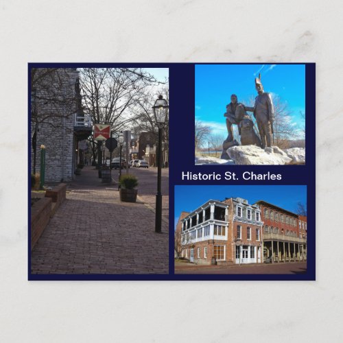 Historic St Charles Postcard